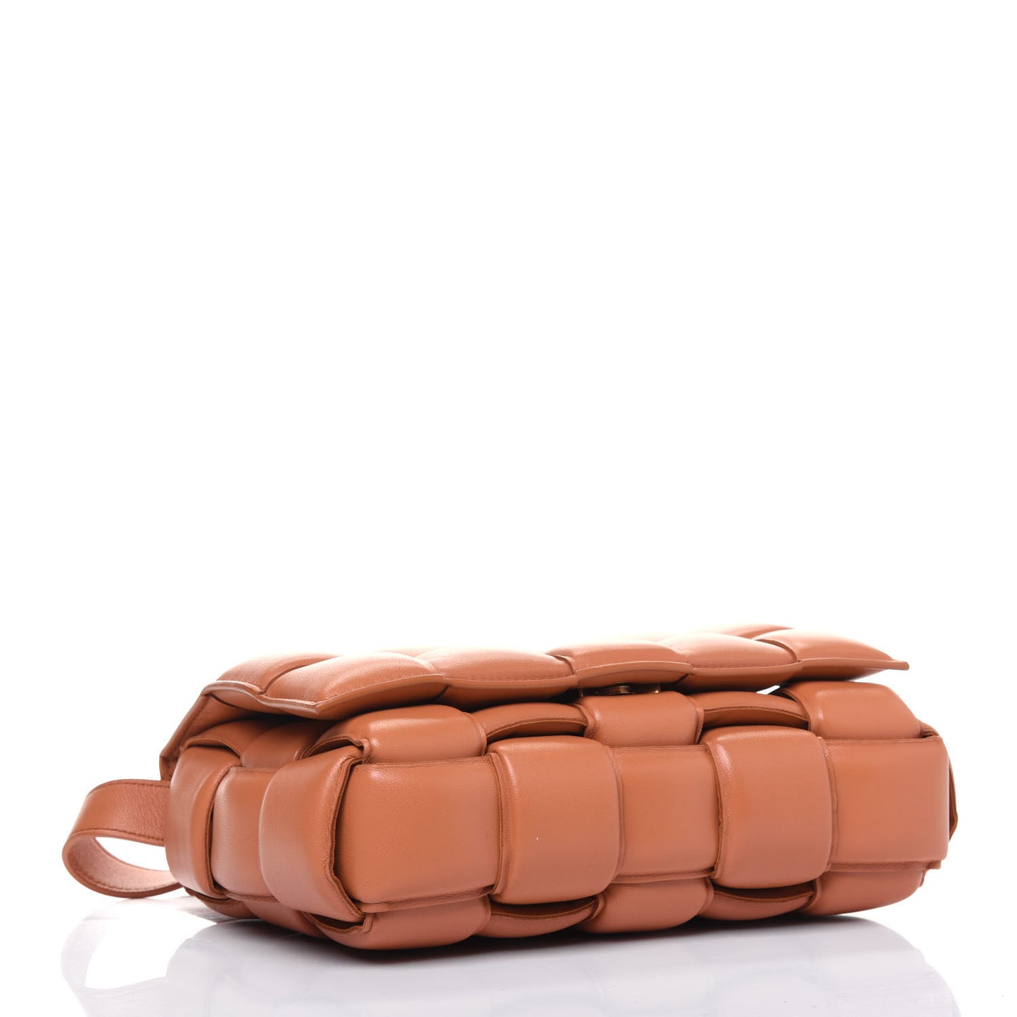 Nappa Maxi Intreccio Padded Cassette Crossbody Bag