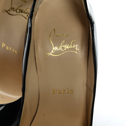 Christian Louboutin Patent Hot Chick 130 Pumps 36.5 Black 8 of 10
