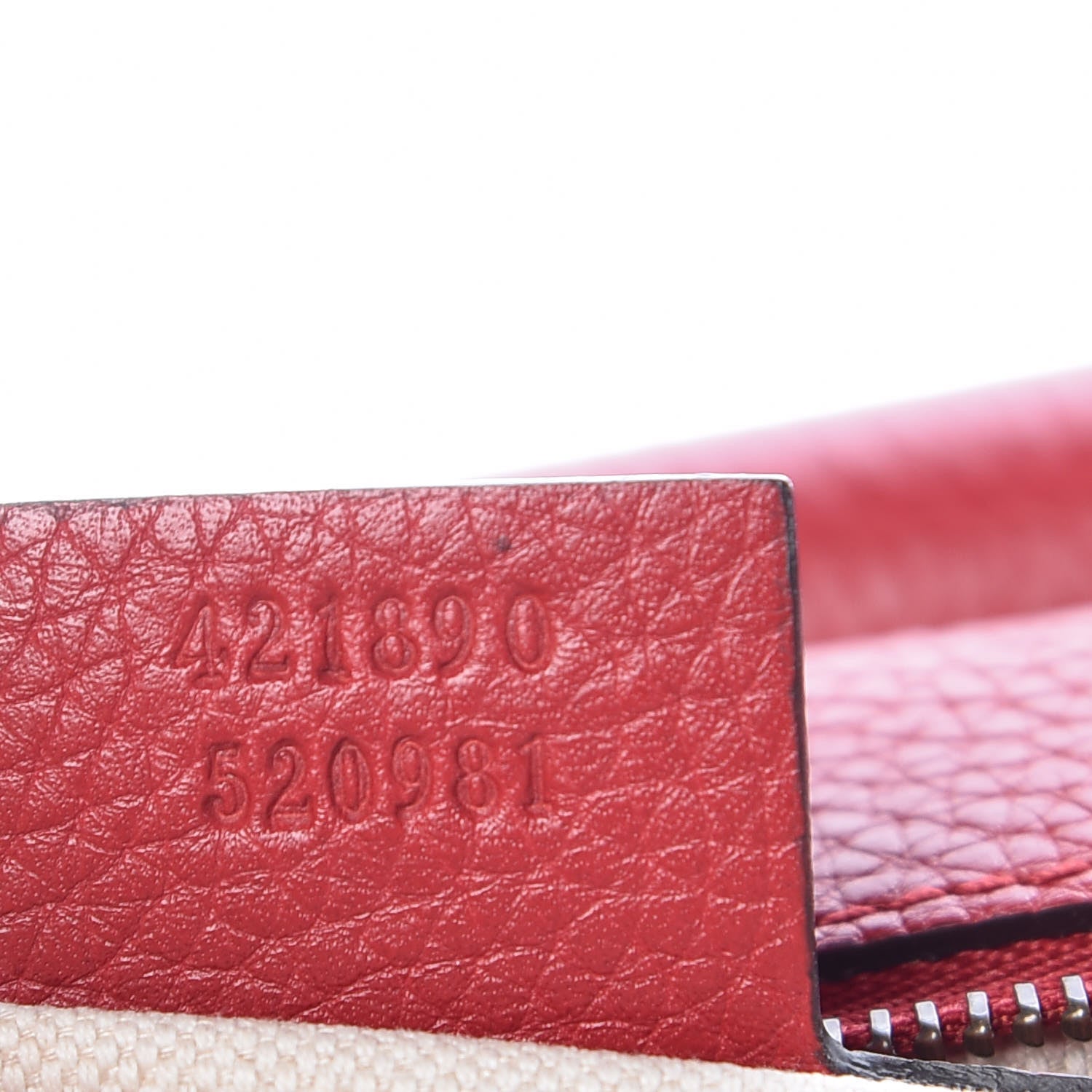 Gucci Calfskin Small GG Marmont Top Handle Bag Vulcanic Red 7 of 14