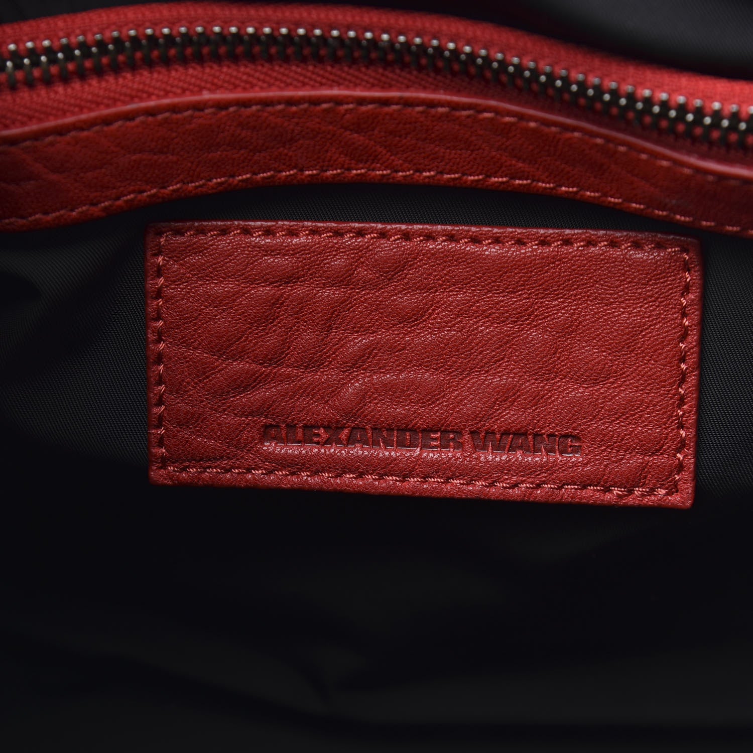 Alexander Wang Pebbled Lambskin Rockie Cayenne Gunmetal Hardware 6 of 9