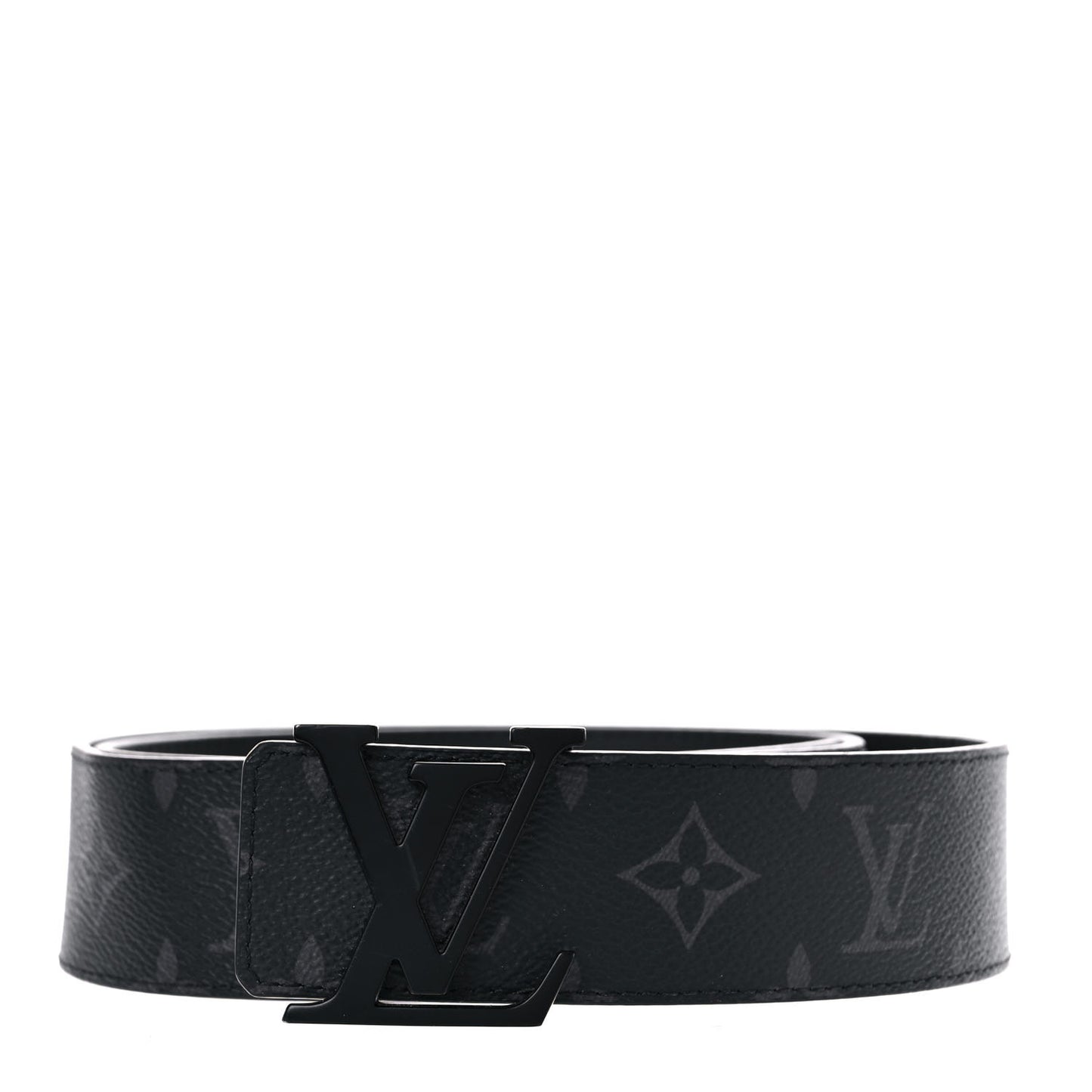 Monogram Eclipse Taigarama 40mm LV Initiales Reversible Belt 90 36 Black