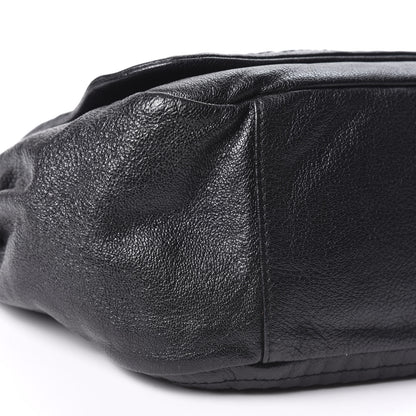 Chanel Metallic Goatskin Luxe Ligne Flap Black 5 of 9