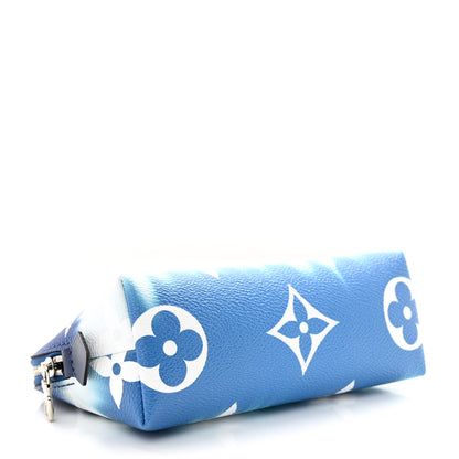 Louis Vuitton Monogram Giant Escale Cosmetic Pouch Blue 4 of 7