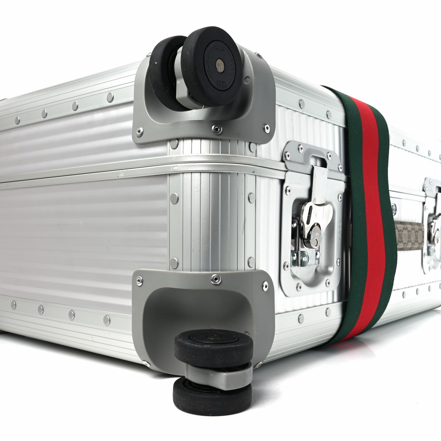 Gucci Aluminum Web Medium Porter Cabin Plus Trolley 8 of 8