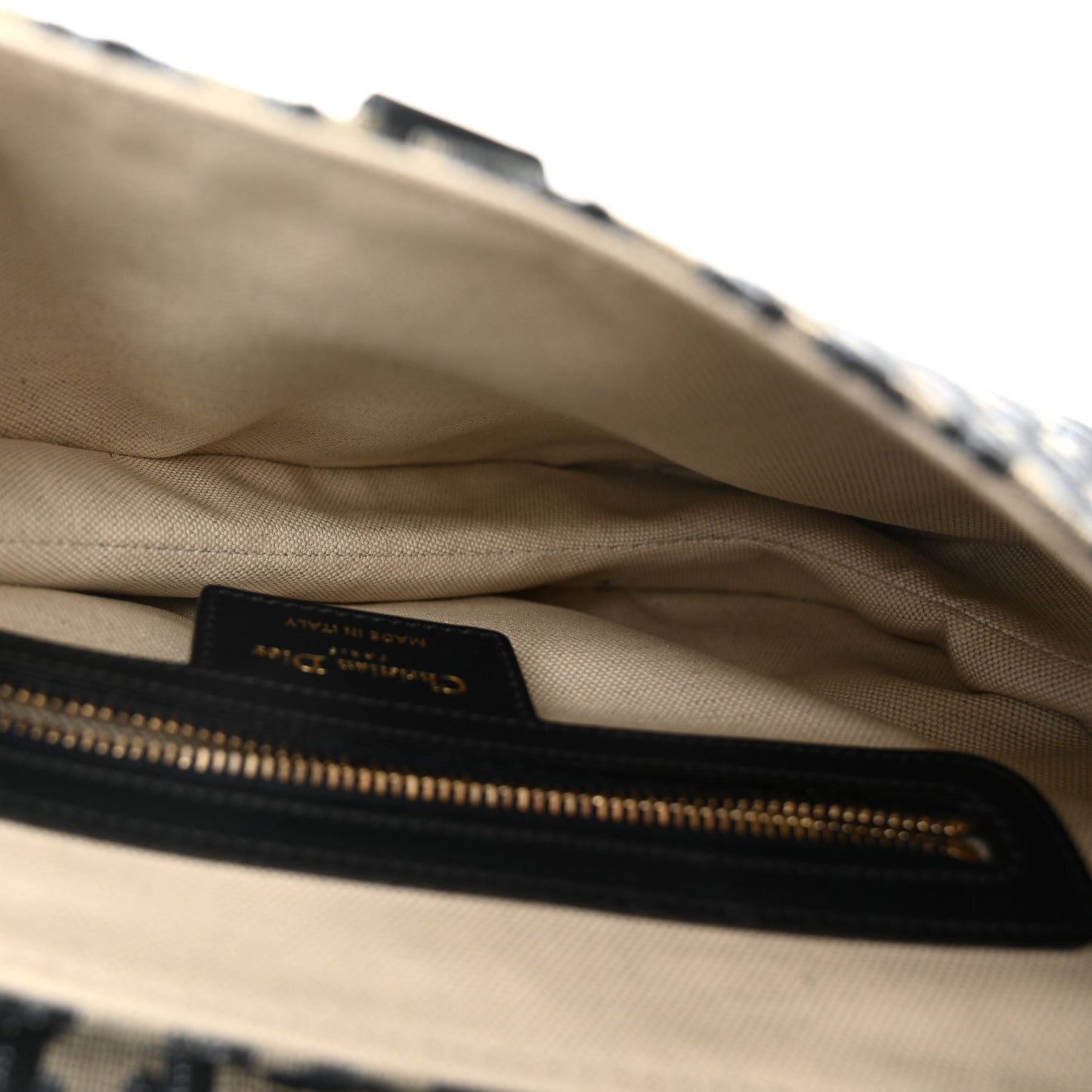 Oblique Saddle Bag Blue