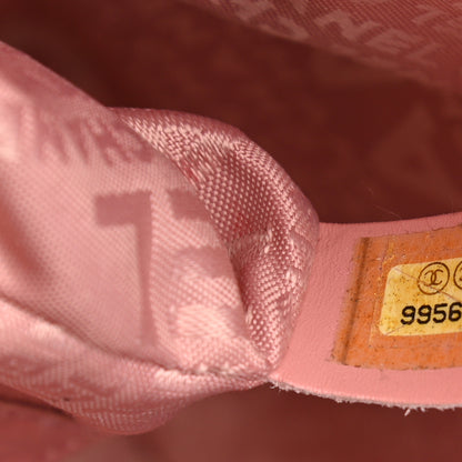 Chanel Caviar Square Stitched Bowler Pink 7 of 10