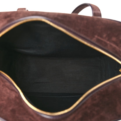 Khaite Suede Medium Maeve Bag Coffee 5 of 8