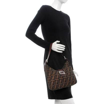 Fendi Zucca Shoulder Bag Tobacco 2 of 9