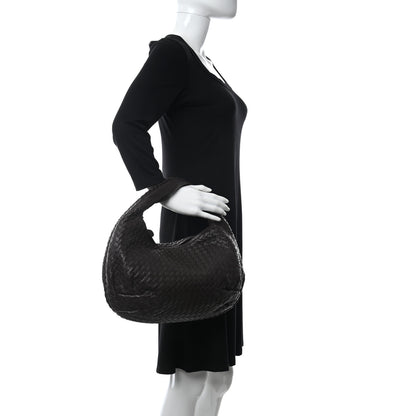 Bottega Veneta Nappa Intrecciato Medium Belly Veneta Hobo Ebano 2 of 10