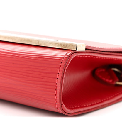 Louis Vuitton Epi Sevigne Clutch Red 9 of 9