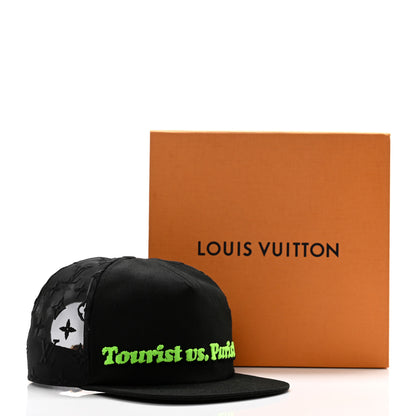 Louis Vuitton Monogram Mesh Cotton Tourist Cap 58 Black 11 of 11