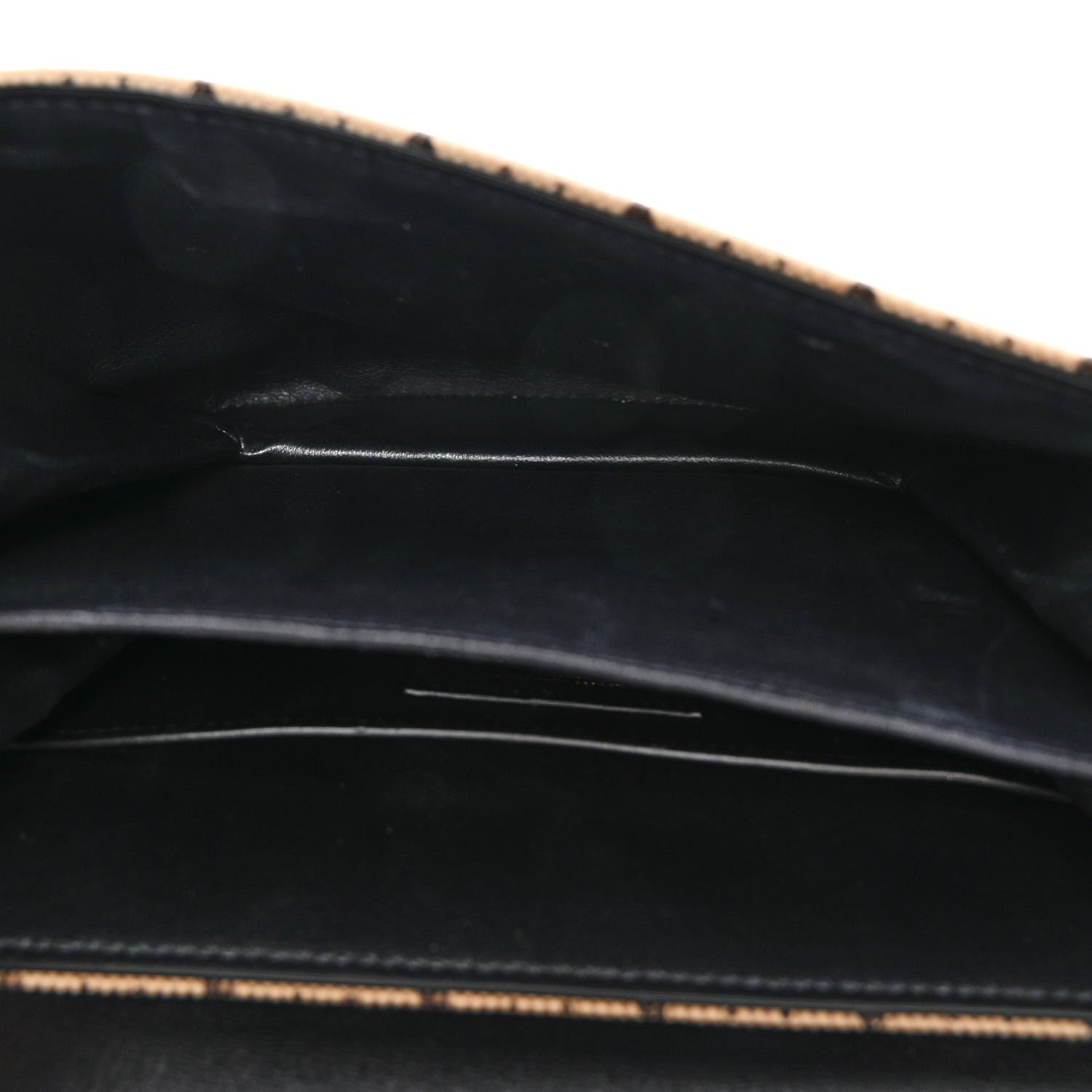 Saint Laurent Canvas Small Le Monogramme Satchel Beige Black 5 of 12