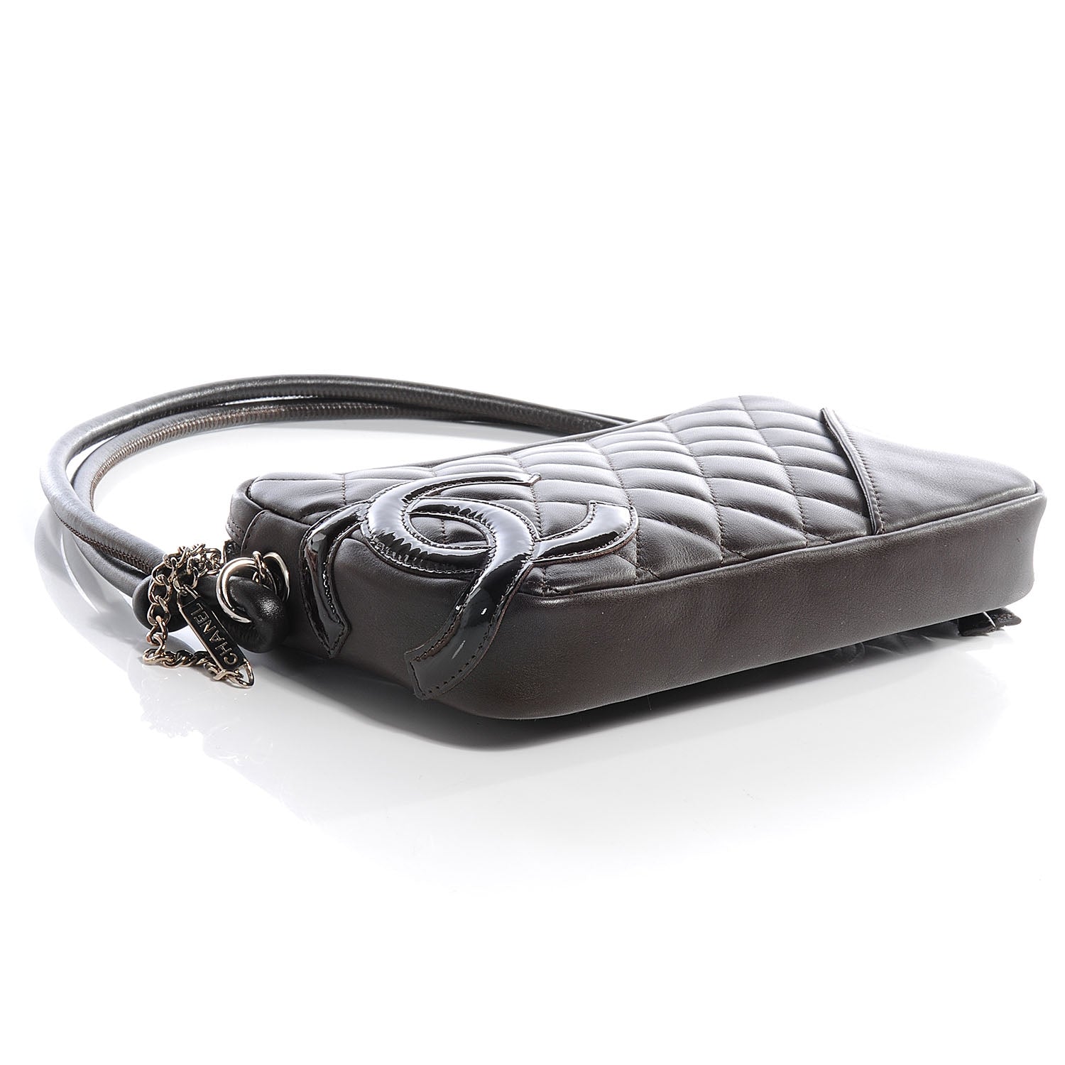 Chanel Calfskin Quilted Cambon Pochette Brown 4 of 7