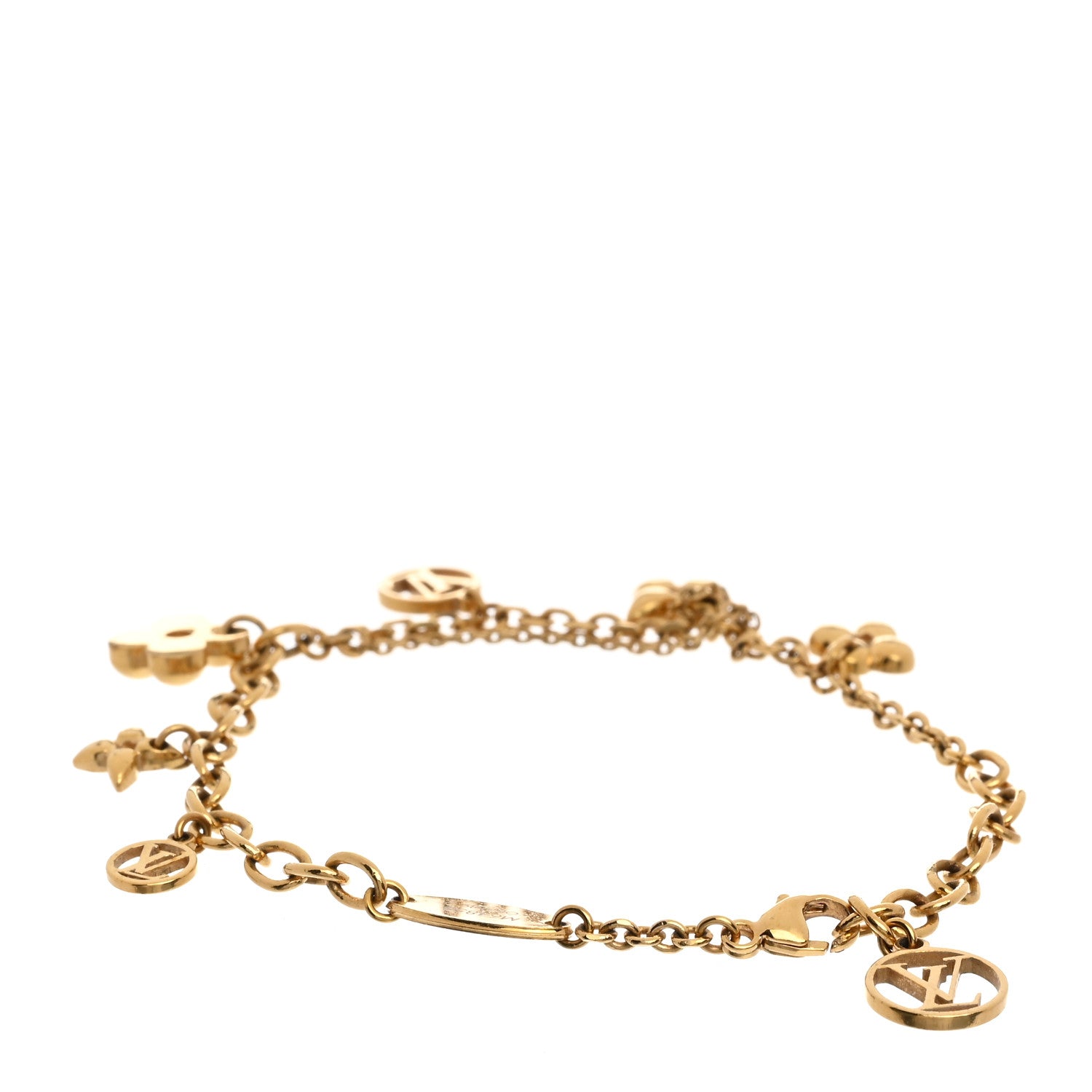 Louis Vuitton Metal Monogram Blooming Supple Bracelet 3 of 6