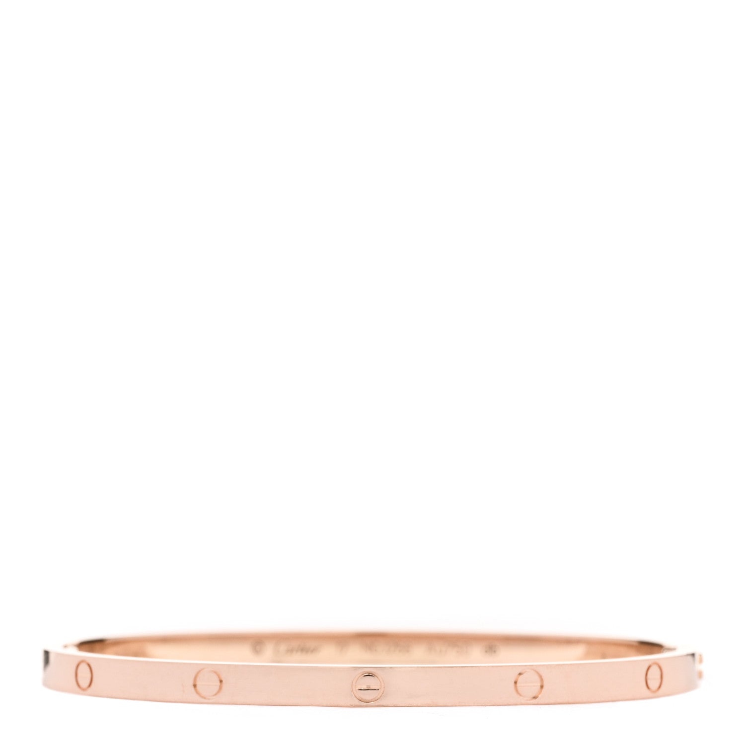 Cartier 18K Pink Gold Small LOVE Bracelet 17 1 of 6