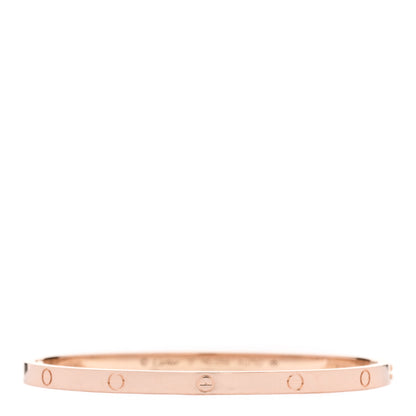 Cartier 18K Pink Gold Small LOVE Bracelet 17 1 of 6
