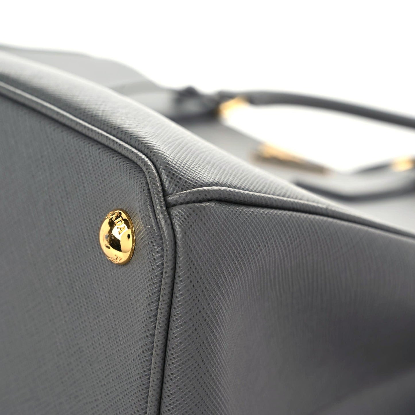 Saffiano Lux Large Galleria Double Zip Tote Mercurio