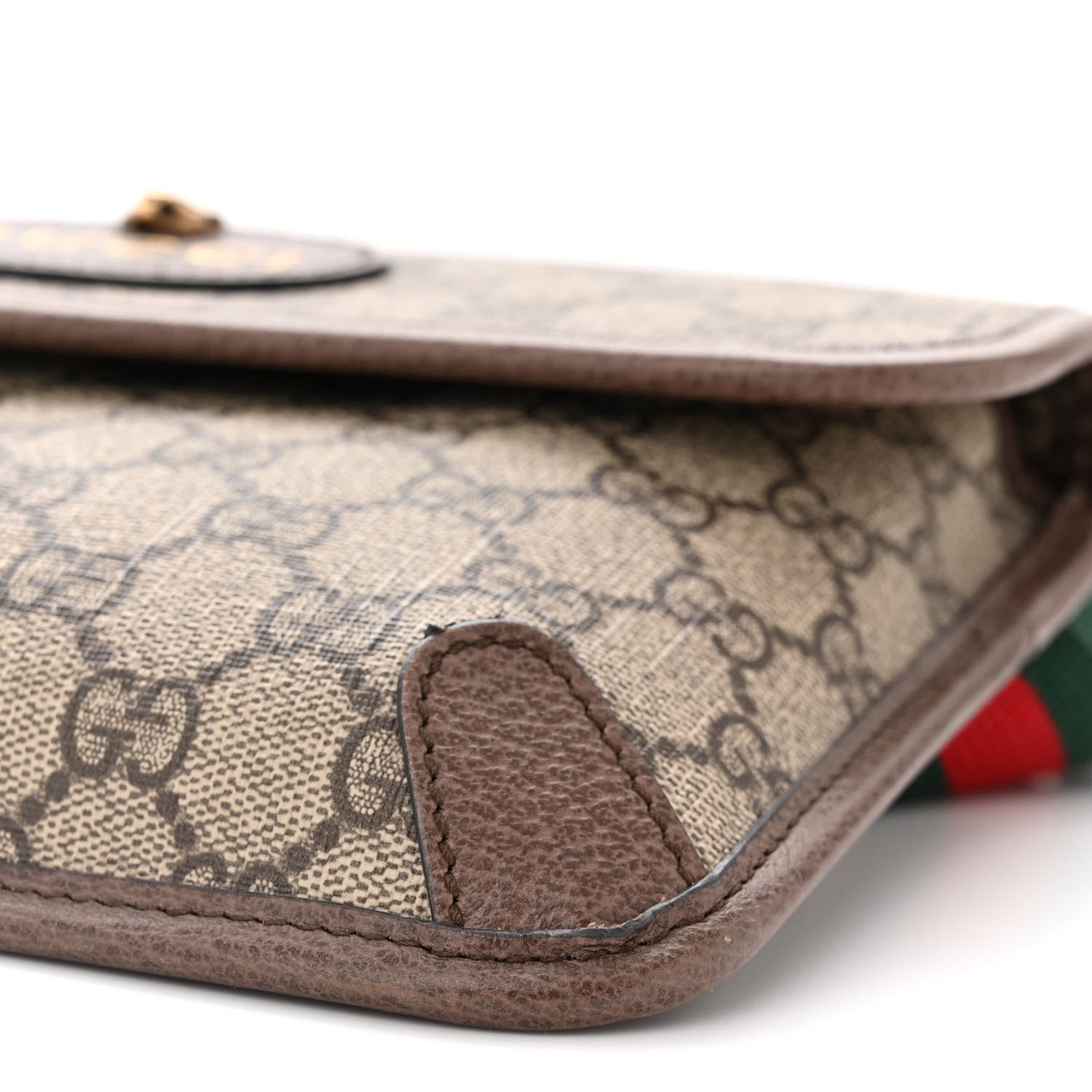 Gucci GG Supreme Monogram Neo Vintage Web Belt Bag Brown 10 of 10
