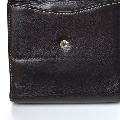 Gucci Calfskin Compact Britt Wallet Dark Brown 12 of 17