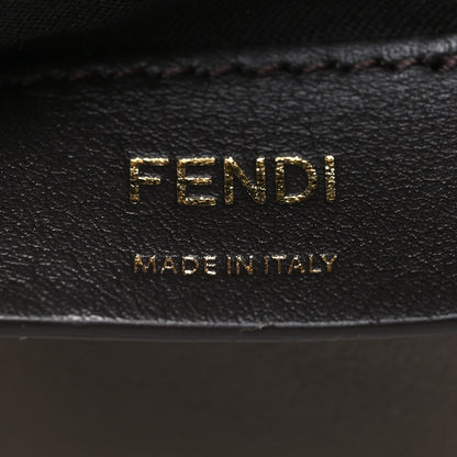Fendi Vitello Grace Matte Small Fendigraphy Hobo Bag Dark Coffee 6 of 10