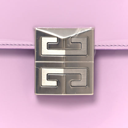 Givenchy Patent Calfskin Mini Vertical 4G Bag Lilac 7 of 11