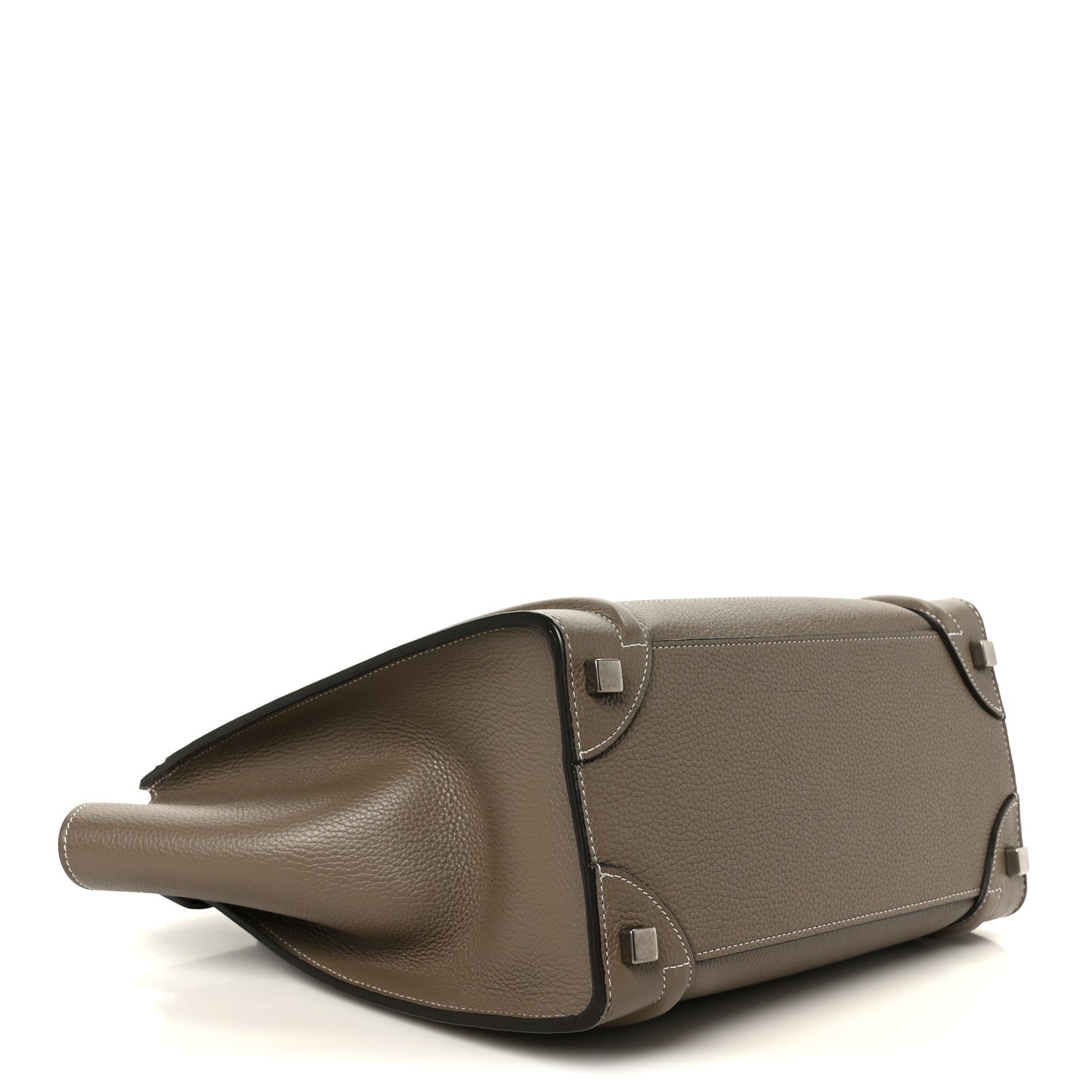 Drummed Calfskin Micro Luggage Souris