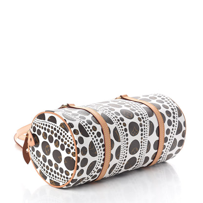 Louis Vuitton Monogram Kusama Pumpkin Dots Papillon 30 White 4 of 9