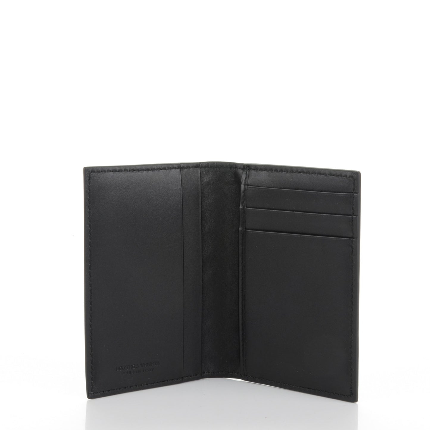 Intrecciato VN Card Case Nero Black
