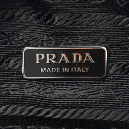 Prada Paillettes Sequin Mini Re-Edition 2000 Bag Black White 6 of 10