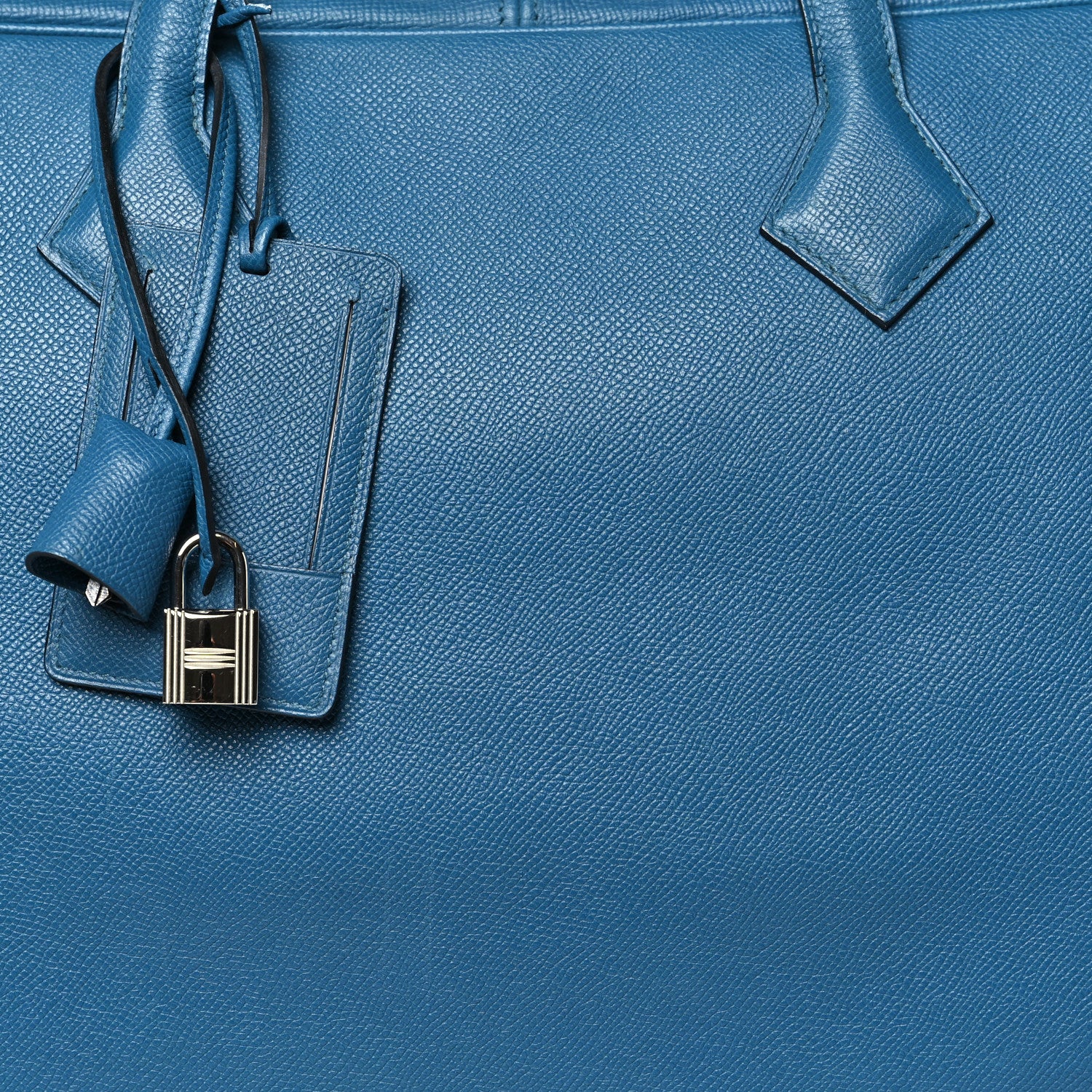 Hermes Epsom Victoria II 50 Bleu De Galice 7 of 10