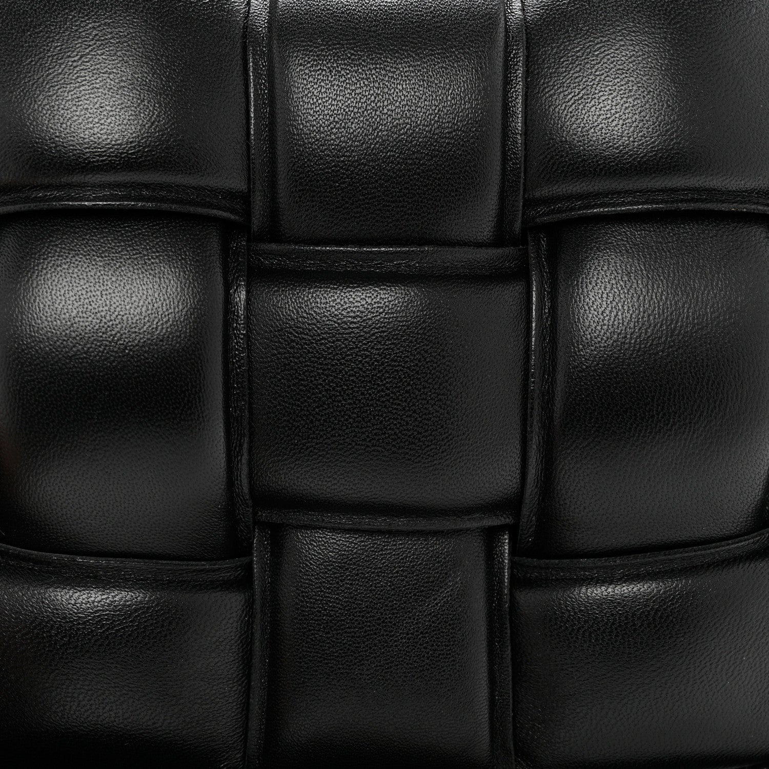 Bottega Veneta Nappa Maxi Intreccio Padded Cassette Crossbody Bag Black 8 of 10