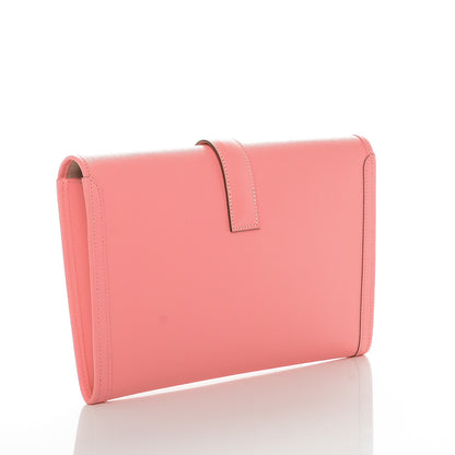 Hermes Epsom Jige PM Clutch Rose Confetti 3 of 7
