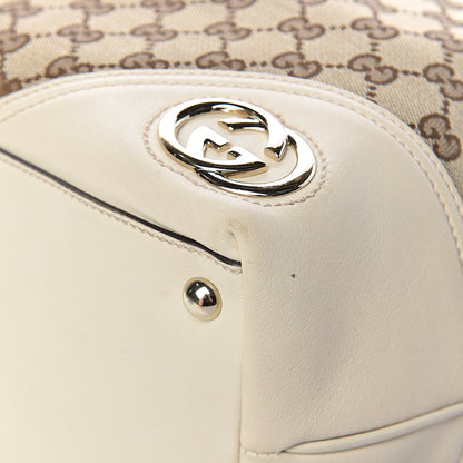 Gucci Monogram Large New Britt Tote Off White 14 of 17