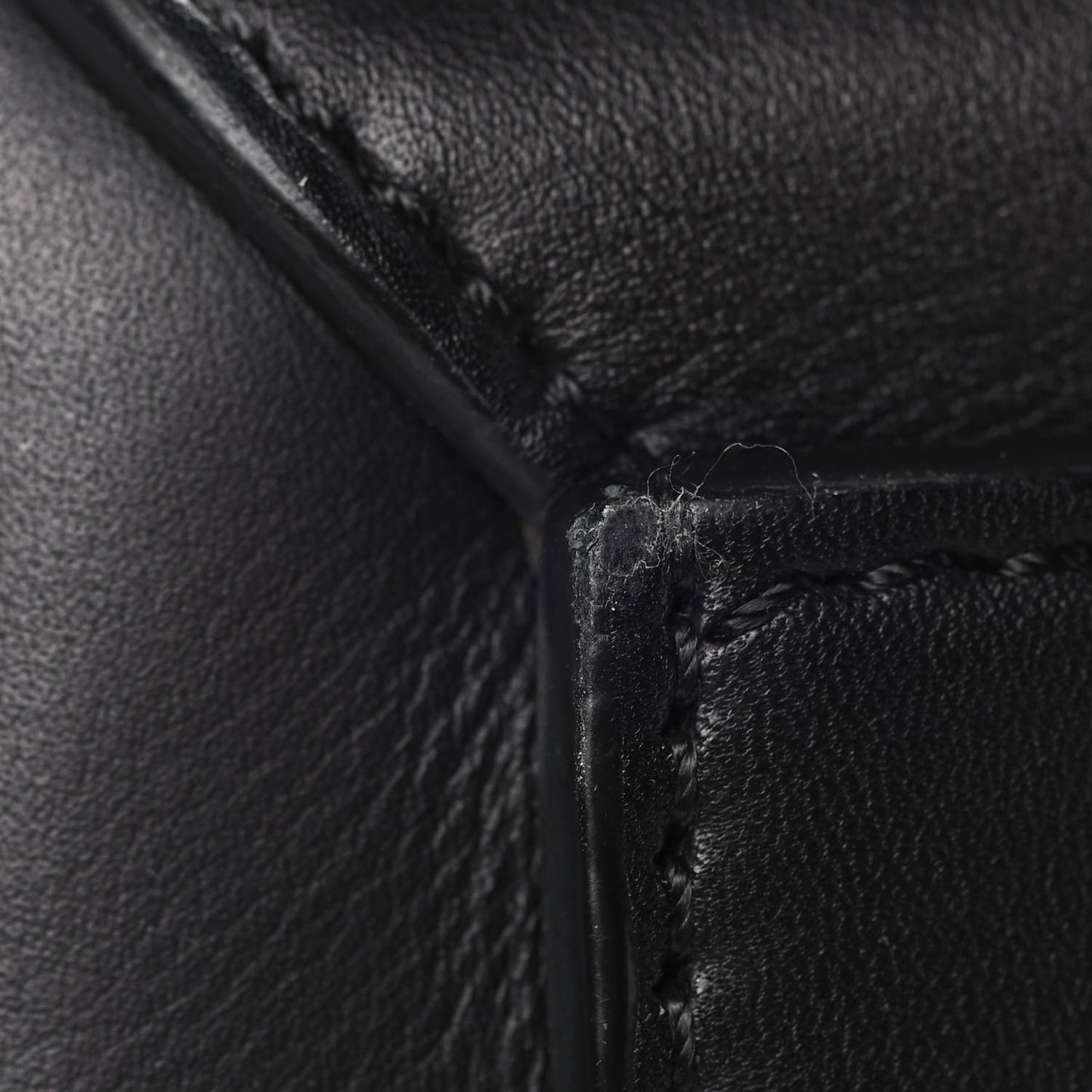Smooth Calfskin Ostrich Leg Medium Edge Shoulder Bag Black