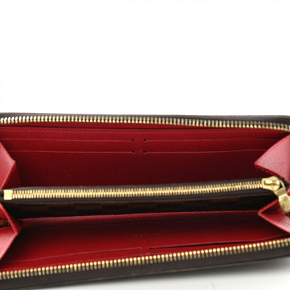 Louis Vuitton Damier Ebene Clemence Wallet Cherry 5 of 8