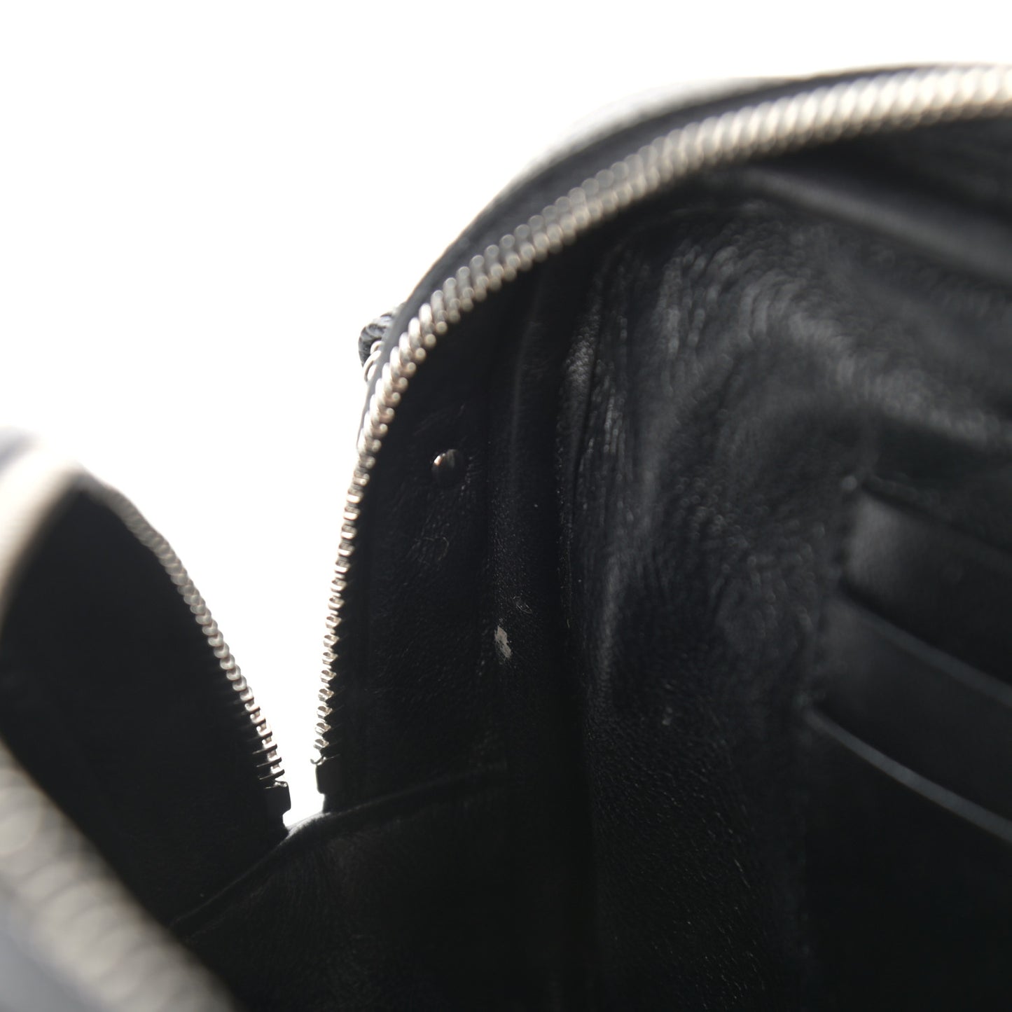 Grain De Poudre Matelasse Monogram Mini Lou Camera Bag Asphalt