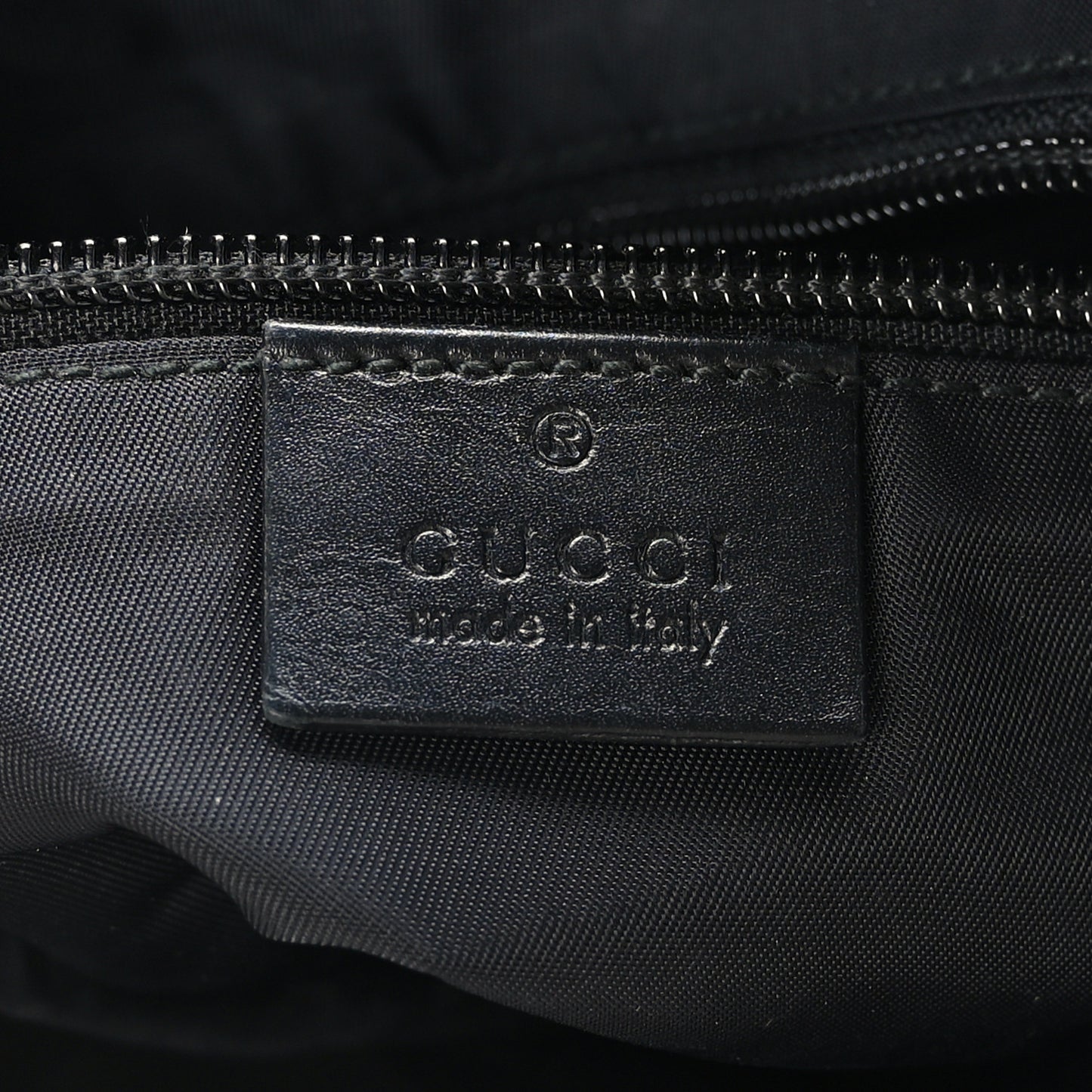 GG Supreme Monogram Web Messenger Bag Black