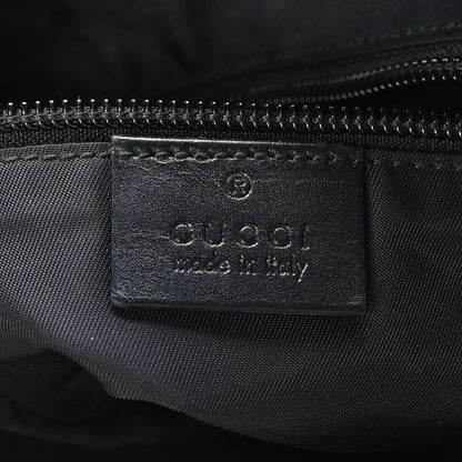 Gucci GG Supreme Monogram Web Messenger Bag Black 6 of 9