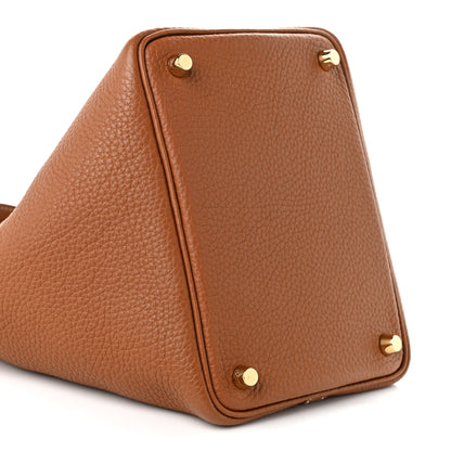 Hermes Taurillon Clemence Picotin Lock 18 PM Gold 8 of 10