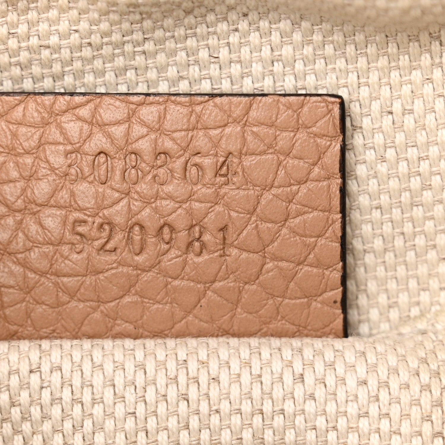 Gucci Pebbled Calfskin Small Soho Disco Bag Camelia 7 of 14