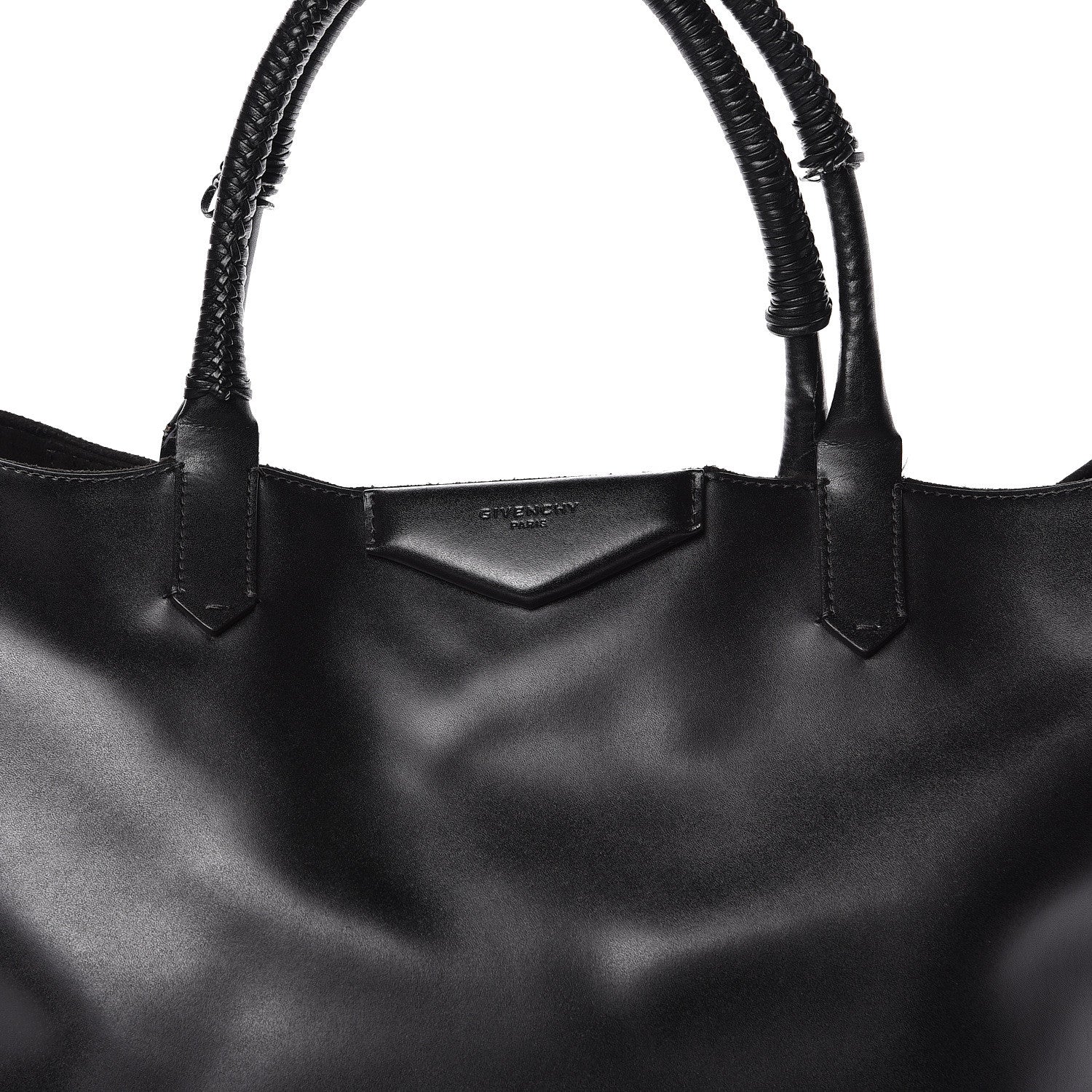 Givenchy Calfskin Large Antigona Whipstitch Handle Tote Black 10 of 18