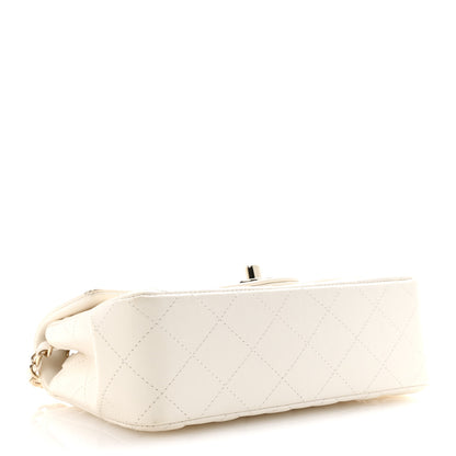 Chanel Lambskin Quilted Mini Rectangular Flap White 4 of 13