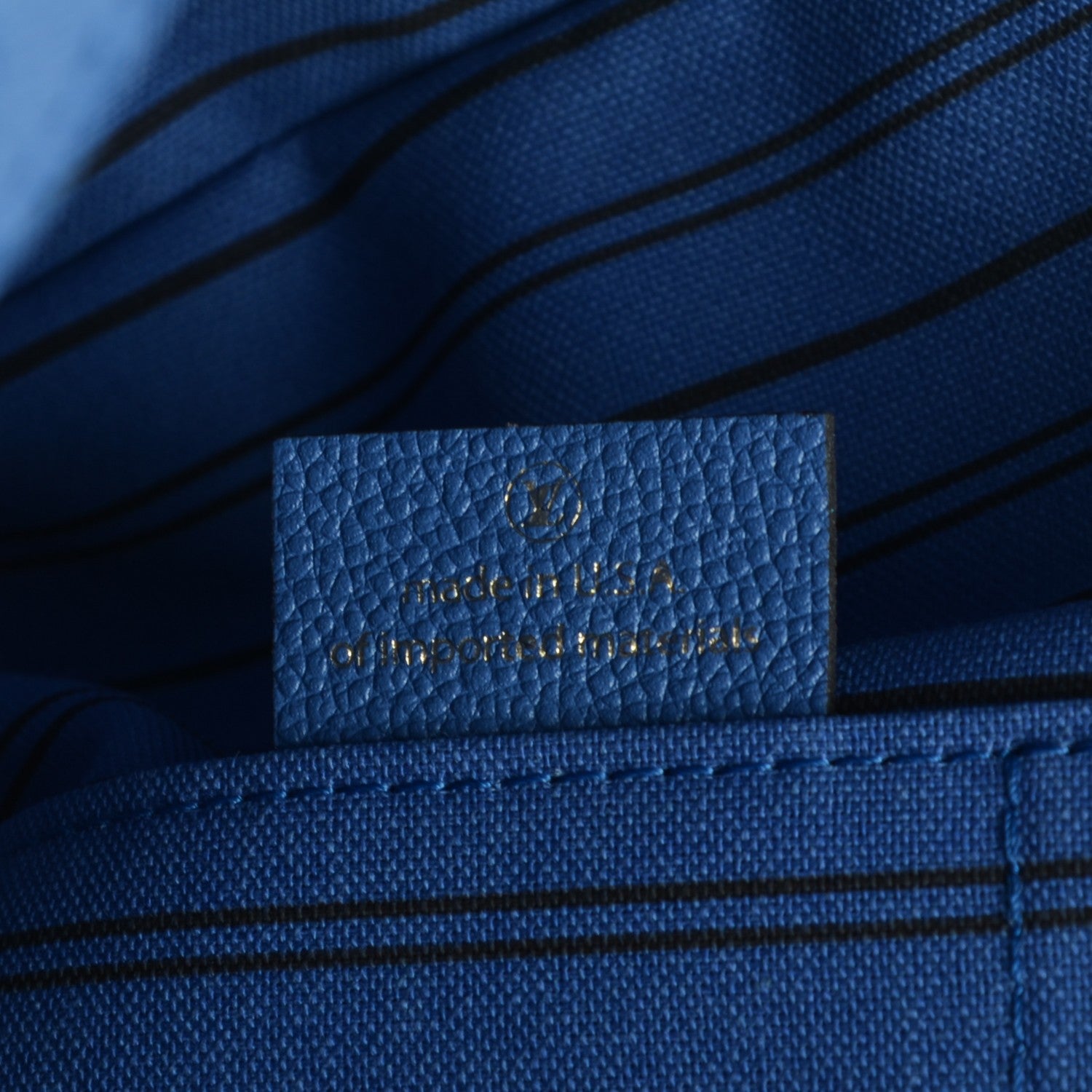 Louis Vuitton Empreinte Mazarine MM Denim 7 of 8