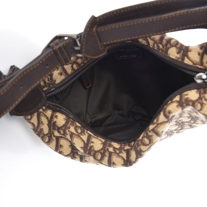 Christian Dior Monogram Buckle Hobo Brown 5 of 7