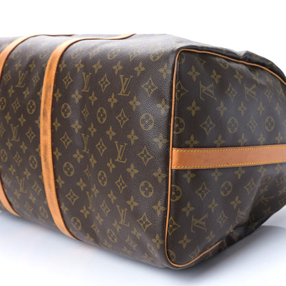 Louis Vuitton Monogram Keepall Bandouliere 60 8 of 8