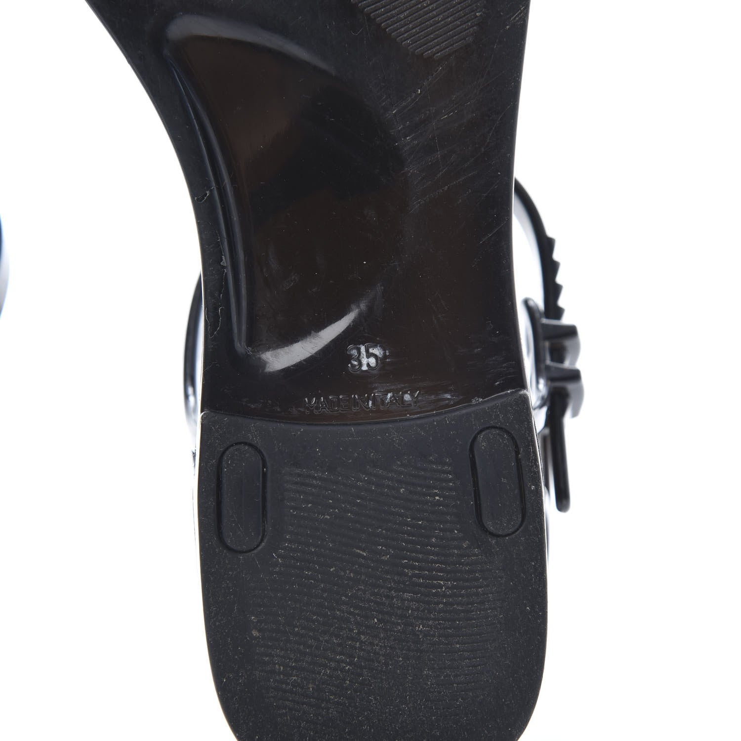 Chanel Jelly Camellia Thong Sandals 35 Black 6 of 7