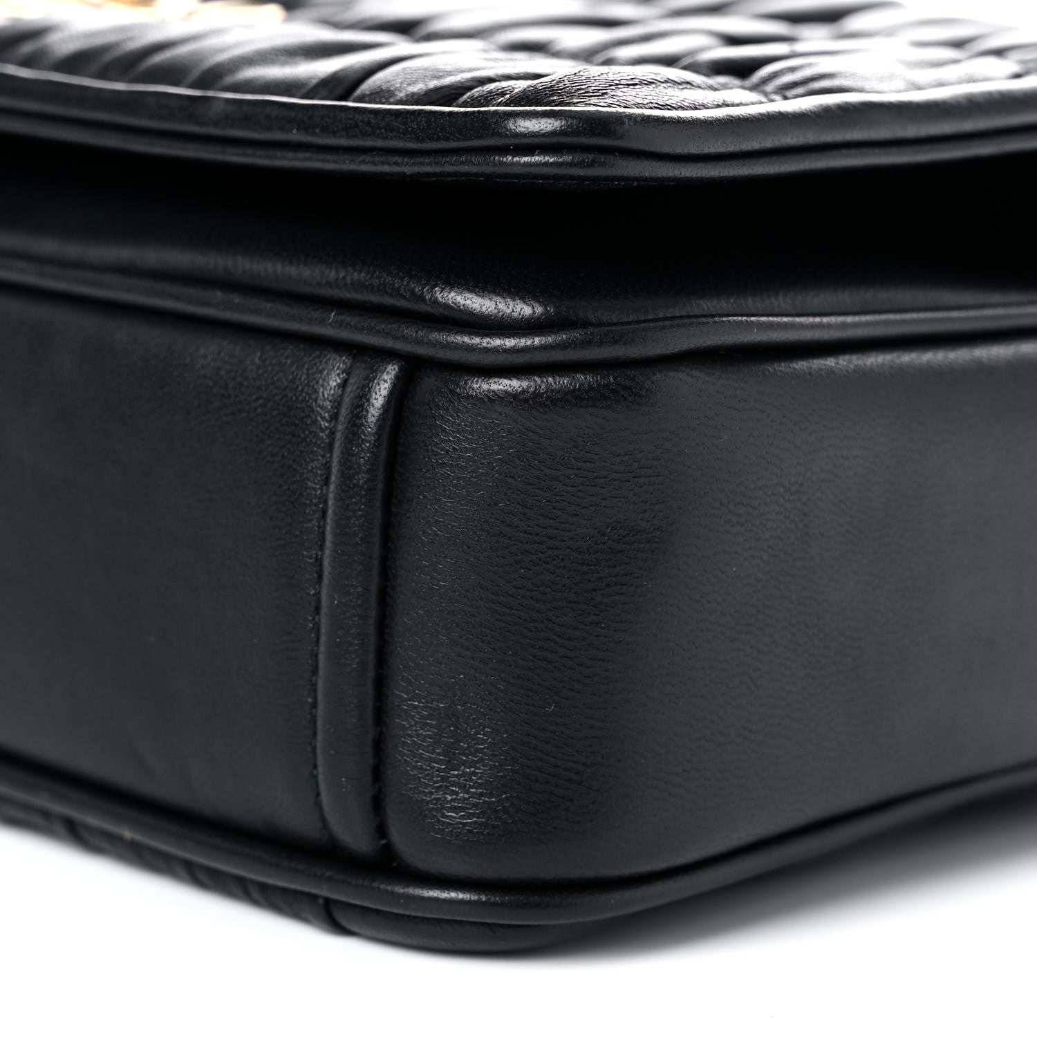 Prada Nappa Gaufre Flap Black 9 of 12