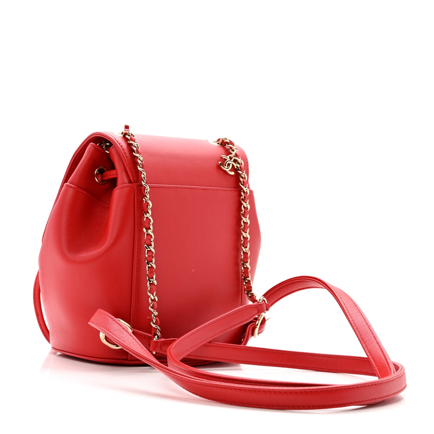 Lambskin CC Mania Backpack Red