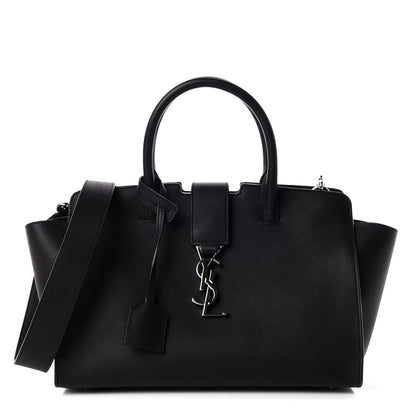 Saint Laurent Smooth Calfskin Baby Monogram Downtown Cabas Black 1 of 11