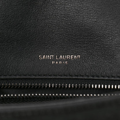 Saint Laurent Suede Monogram Medium Niki Chain Satchel Black 7 of 15